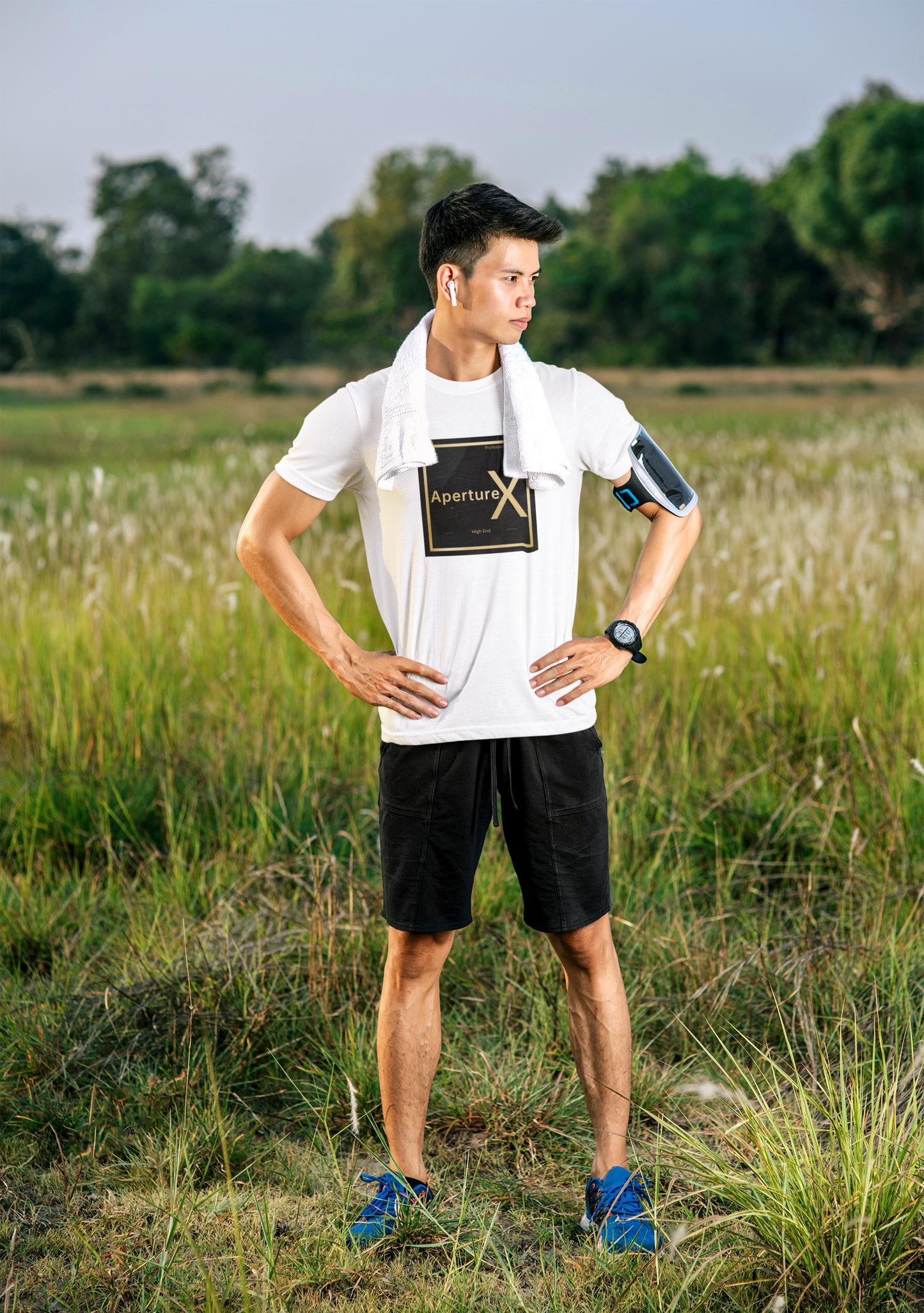 ApertureX Short Sleeve Mens Tshirt  (GSM200g)