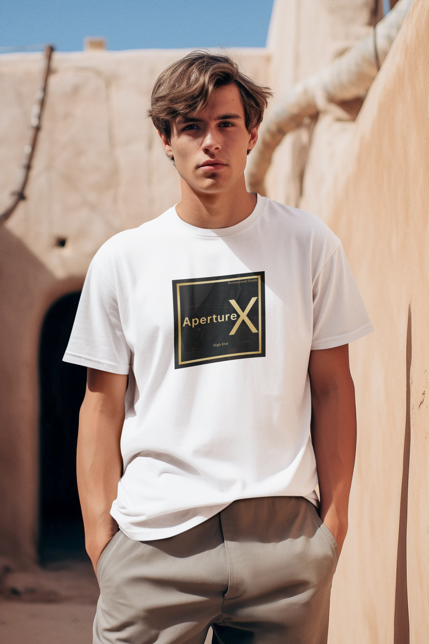 ApertureX Short Sleeve Mens Tshirt  (GSM200g)