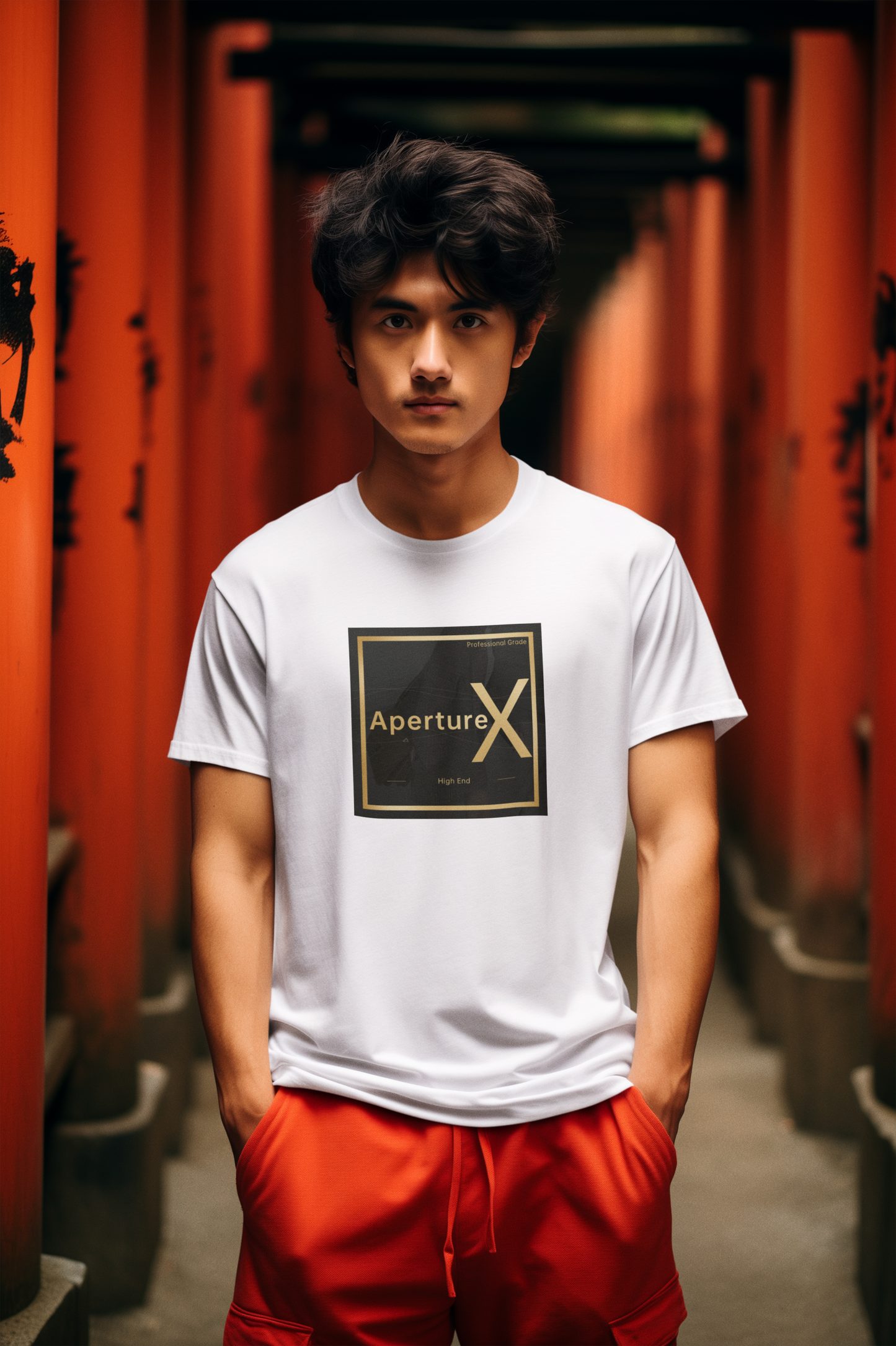 ApertureX Short Sleeve Mens Tshirt  (GSM200g)